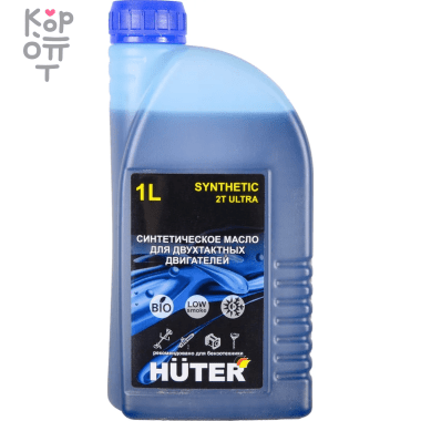 Масло 2Т ULTRA синтетическое для двухтактных двигателей, для техники Huter, 1л. — Корейские товары для всей семьи(КорОпт)