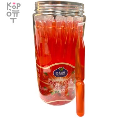 Питьевое Фруктовое желе Shuiguoriji Fresh Juice - Фруктовый напиток со вкусом Клубники &mdash; Корейские товары для всей семьи(КорОпт)