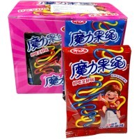 Желе фруктовое laughter Jelly Фруктовое желе Волшебный смех со вкусом Клубники, Черники и Персика, 30гр.