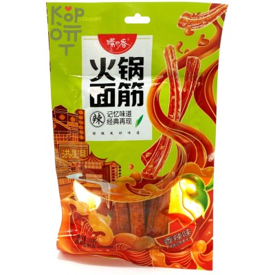 Снек Пряный Банджин, острый вкус, в форме толстой лапши, 102гр.