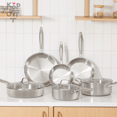 IH кастрюля HappyCall 3-Ply Stainless Steel Pot - Из 3-х слойной нержавеющей стали &mdash; Корейские товары для всей семьи(КорОпт)