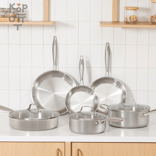 IH кастрюля HappyCall 3-Ply Stainless Steel Pot - Из 3-х слойной нержавеющей стали, купить с доставкой на дом фото 1 — Корейские товары для всей семьи(КорОпт)