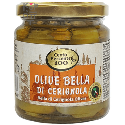 Cento Percento Оливки Ла Белла ди Чериньола, 300 г