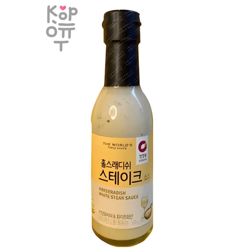 Daesang Horseradish White Steak Sauce - Белый соус для стейка с хреном 205гр.