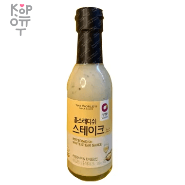Daesang Horseradish White Steak Sauce - Белый соус для стейка с хреном 205гр. — Корейские товары для всей семьи(КорОпт)