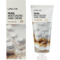 Lebelage Moisturizing Hand Cream Pearl - Крем для рук с жемчужной пудрой 100 мл