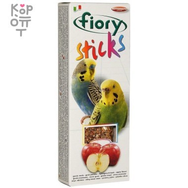 FIORY палочки для попугаев Sticks с яблоком 2х30 г &mdash; Корейские товары для всей семьи(КорОпт)