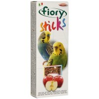 FIORY палочки для попугаев Sticks с яблоком 2х30гр.
