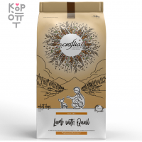 CRAFTIA NATURA Сухой корм для взрослых собак миниатюрных и мелких пород  из Ягненка с Перепелкой.