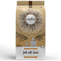 CRAFTIA NATURA Сухой корм для взрослых собак миниатюрных и мелких пород  из Ягненка с Перепелкой.