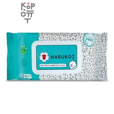 HARUKO Салфетки влажные детские коллекция Bear, 100 штук