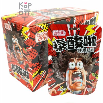 Кислая освежающая карамель YunHua Sour Candy - невероятный вынос мозга со вкусом ледяной Колы