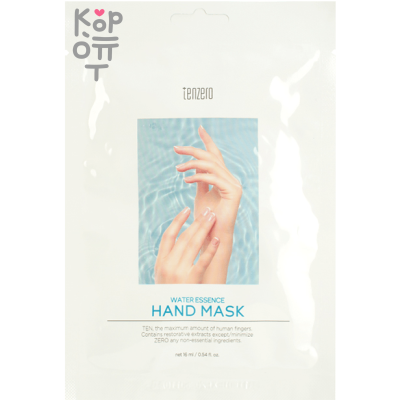Tenzero Water Essence Hand Mask - Смягчающая увлажняющая маска для рук 16мл. 