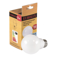 Eurolux LL-E-A60-9W-230-4K-E27 - Светодиодная лампа, груша, 9 Вт, нейтральный, Е27