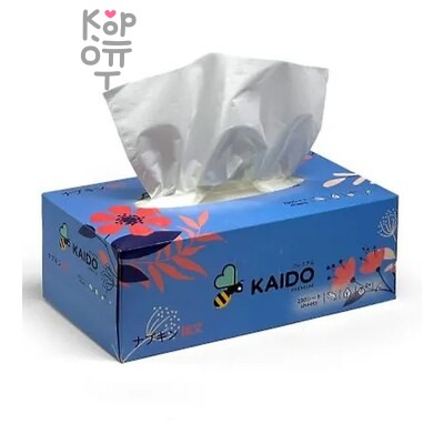 KAIDO — Салфетки, бумажные "PREMIUM" (картонная упаковка), 2слоя, 1/30, KAIDO, Россия, (20), 180 шт