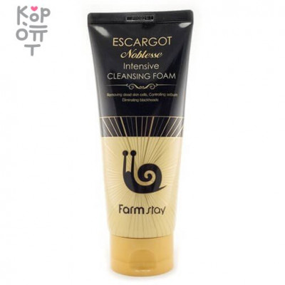 Farm Escargot Nobelesse Intensive Cleansing Foam - Антивозрастная пенка с муцином улитки 180мл. 