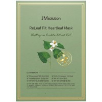 JMsolution Releaf Fit Heartleaf Mask - Маска для лица успокаивающая с экстрактом Хауттюйнии 30мл.