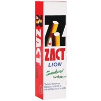 LION Zact Smokers - Зубная паста ZACT для курильщиков, 100 г