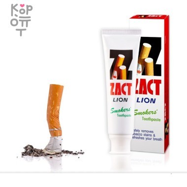 LION Zact Smokers - Зубная паста ZACT для курильщиков — Корейские товары для всей семьи(КорОпт)