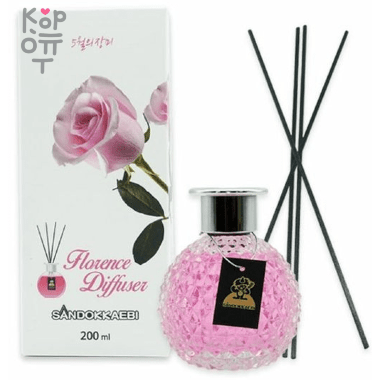 Sandokkaebi Florence Diffuser - Жидкий аромадиффузор с декоративными аромапалочками. — Корейские товары для всей семьи(КорОпт)