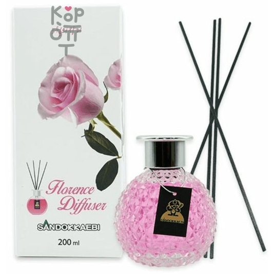 Sandokkaebi Florence Diffuser - Жидкий аромадиффузор с декоративными аромапалочками.