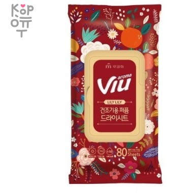 Mukunghwa Лилия и Яблоко - Парфюмированные салфетки-кондиционер для сушки и хранения белья 80шт. — Корейские товары для всей семьи(КорОпт)