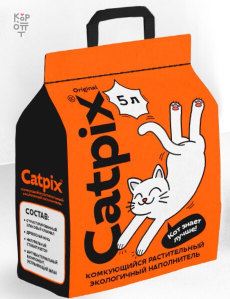 Растительный CATPIX — Соевый наполнитель, 5 л