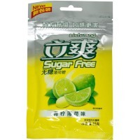 Конфеты Lishuang Sugar Free со вкусом лайма и мяты, 180гр.