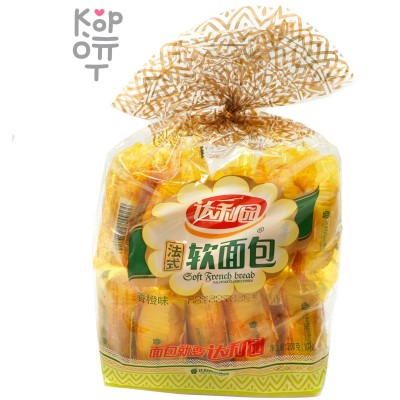 Печенье Daliyan Soft French Bread - Мягкий французский хлеб со вкусом Апельсина, 200гр.