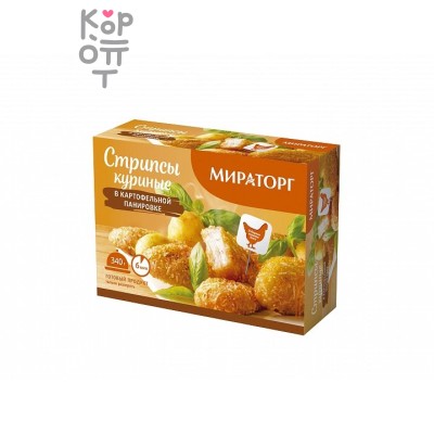 Мираторг - Стрипсы куриные в картофельной панировке 340 г