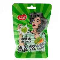 Кислая и сэндвич карамель Iyu Sour Candy - Укуси и взорвись с кисло-сладким вкусом Дыни