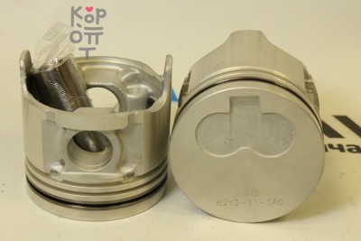 Поршни двигателя R2 NEW ALFIN+O / G 42674AG R2Y3-11-SA0B L-82.2 мм STD 2 / 2 / 3 (к-т 4шт) IZUMI Red