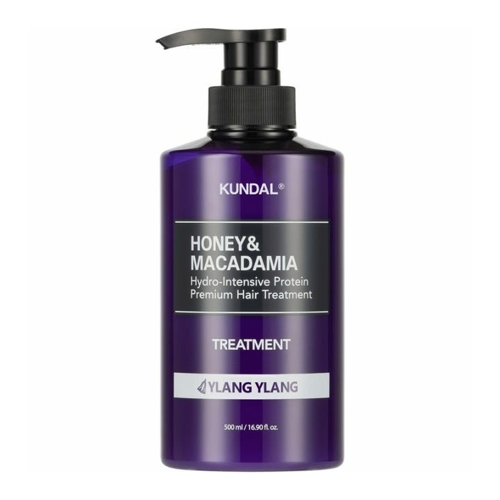 Kundal Honey & Macadamia Protein Treatment Ylang Ylang — Кондиционер для волос с мёдом и макадамией, аромат иланг-иланга, 500 граммов