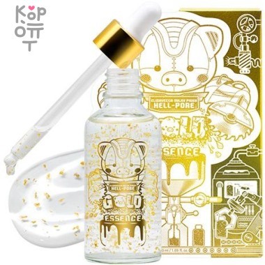 Elizavecca Milky Piggy Hell-Pore Gold Essence - Увлажняющая эссенция с золотом 50мл. — Корейские товары для всей семьи(КорОпт)