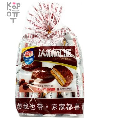 Печенье Daliyan Чоко Пай с шоколадным вкусом, 230гр.  — Корейские товары для всей семьи(КорОпт)