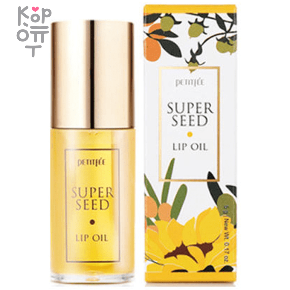 Petitfee Super Seed Lip Oil - Масло для объёма губ на основе экстрактов семян.