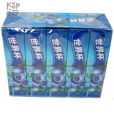 Жевательные конфеты Shijiebei со вкусом Голубики — Корейские товары для всей семьи(КорОпт)