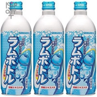 Sangaria Ramu Bottle Ramune Soda - Напиток безалкогольный газированный, Лимонад, 500мл.