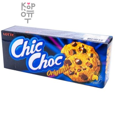 Lotte Chic Choc Original - Песочное печенье с шоколадом 90гр.