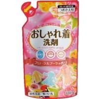 Nihon Detergent Oshyare Arai - Жидкое средство для стирки деликатных тканей, натуральное, на основе пальмового масла, 400 мл