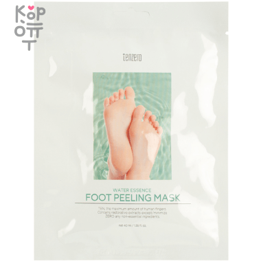 Tenzero Water Essence Foot Peeling Mask - Отшелушивающие маска-носочки для ног 40мл. — Корейские товары для всей семьи(КорОпт)