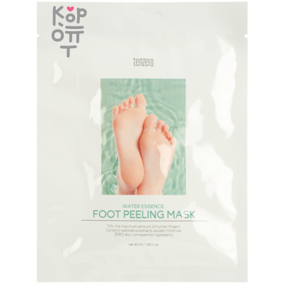 Tenzero Water Essence Foot Peeling Mask - Отшелушивающие маска-носочки для ног 40мл.