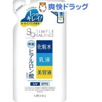 UTENA Simple Balance Лосьон-молочко 3 в 1 с эффектом UV-защиты SPF 5 с тремя видами гиалуроновой кислоты