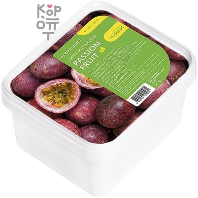 Пюре Маракуйя замороженное, EcoProduct, 1кг.
