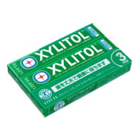 Резинка жевательная Xylitol мятный лайм набор 3шт, Lotte 63г, 1/10/100
