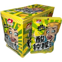 Кислая освежающая карамель Luxing Cool Acid Lemon - Крутая кислота со вкусом Лимона
