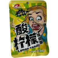 Кислая освежающая карамель Luxing Cool Acid Lemon - Крутая кислота со вкусом Лимона