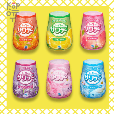 Kobayashi Sawaday Pleasantly fragrant - Освежитель воздуха с приятным запахом, для туалета, 140гр. — Корейские товары для всей семьи(КорОпт)