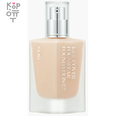 Clio Kill Cover Founwear Foundation Spf 30 Pa+++ - Тональная основа с легкой и жидкой текстурой 38гр. — Корейские товары для всей семьи(КорОпт)