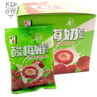 Жевательные конфеты Benhefood со вкусом Сливы в сливках — Корейские товары для всей семьи(КорОпт)
